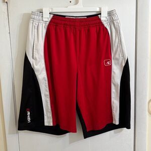 Men's And1 11" Basketball Shorts Medium Red